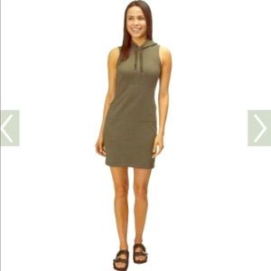 North Face sleeveless dress, olive green